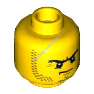 Деталь Лего Голова Минифигурки Цвет Желтый