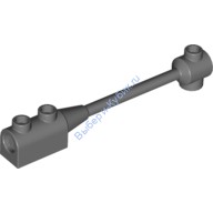 Деталь Лего Стержень 1 х 8 С Закругленным Кубиком 1 х 2 И Отверстием Под Ось С Другого Конца Цвет Темно-Серый