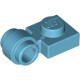 Деталь Лего Пластина 1 х 1 С Защелкой Цвет Умеренно-Лазурный