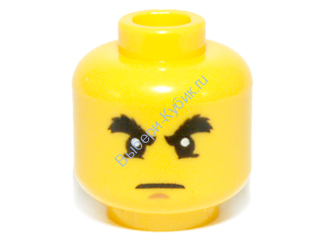 Деталь Лего Голова Минифигурки Мужская Цвет Желтый