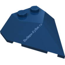 Деталь Лего Клин 4 х 4 Заостренный Цвет Темно-Синий