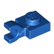 Деталь Лего Пластина 1 х 1 С Горизонтальной Защелкой Цвет Синий