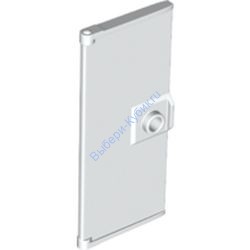 Деталь Лего Дверь 1 x 3 x 6 С Штырьком - Ручкой Цвет Белый