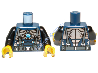 Деталь Лего Торс С Рисунком Цвет Темно-Синий