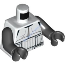 Деталь Лего Торс С Рисунком Цвет Белый