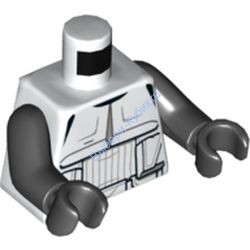 Деталь Лего Торс С Рисунком Цвет Белый