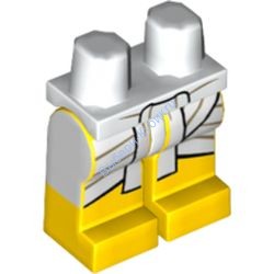 Деталь Лего Ноги С Рисунком Цвет Белый