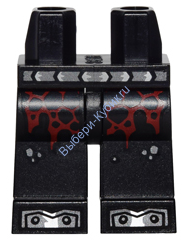 Деталь Лего Ноги С Рисунком Цвет Черный