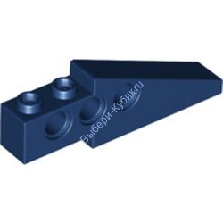 Деталь Лего Техник Кубик Скошенный Длинный (Стрелка) Цвет Темно-Синий