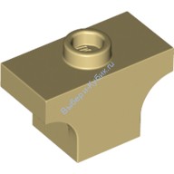 Деталь Лего Кубик Арка 1 х 2 С Одним Штырьком Цвет Песочный