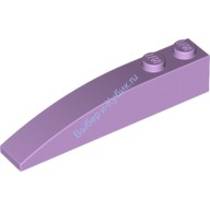 Деталь Лего Скос Закругленный 6 х 1 Цвет Лавандовый