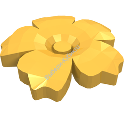 Деталь Лего Цветок Цвет Ярко-Светло-Оранжевый