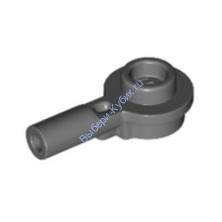 Деталь Лего Стержень 1L С 1 х 1 Круглой Пластиной С Открытой Шляпкой Цвет Темно-Серый