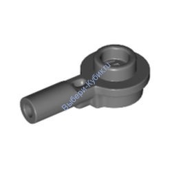 Деталь Лего Стержень 1L С 1 х 1 Круглой Пластиной С Открытой Шляпкой Цвет Темно-Серый