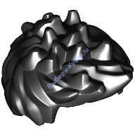 Деталь Лего Парик Минифигурки Цвет Черный