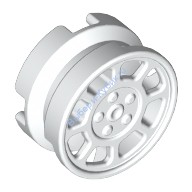 Деталь Лего Диск 11 Мм D х 6 Мм С 8 Спицами Цвет Белый