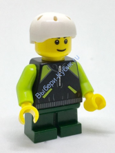 Минифигурка Лего Сити -   Скейтбордист 