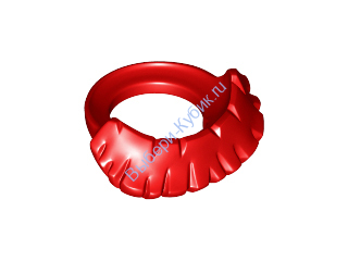 Деталь Лего Борода Цвет Красный