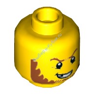 Деталь Лего Голова Минифигурки Цвет Желтый