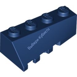 Деталь Лего Клин 4 х 2 Скошенный Правый Цвет Темно-Синий