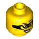 Деталь Лего Голова Минифигурки Двухсторонняя Цвет Желтый