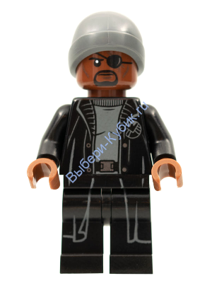 Минифигурка Лего Супер Хироус Марвел Супер Герои Мстители Ник Фьюри