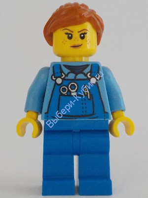 Минифигурка Лего Сити Уборщик