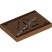 Деталь Лего Плитка 2 х 3 C Рисунком Майнкрафт Цвет Карамельный