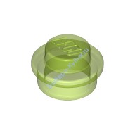 Деталь Лего Пластина Круглая 1 х 1 Цвет Прозрачно-Ярко-Зеленый