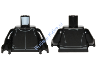 Деталь Лего Торс С Рисунком Цвет Черный