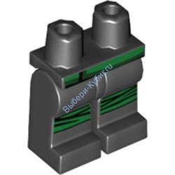 Деталь Лего Ноги С Рисунком Цвет Черный