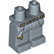 Деталь Лего Ноги С Рисунком Цвет Песочно-Голубой