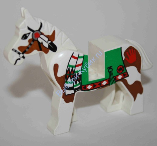 Деталь Лего Лошадь Цвет Белый