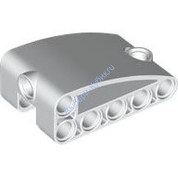 Деталь Лего Техник Изогнутая Панель 2 x 5 x 3 Двойная Модифицированная L-образная Толщиной  В Четверть Эллипса Цвет Белый