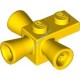Деталь Лего Кубик Модифицированный 1 х 1 С Тремя Громкоговорителями Цвет Желтый