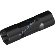 Деталь Лего Техник Осевой Коннектор 3L Цвет Черный