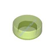 Деталь Лего Плитка Круглая 1 х 1 Цвет Прозрачно-Ярко-Зеленый