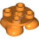 Деталь Лего Ноги 2 x 2 x 2/3 Цвет Оранжевый