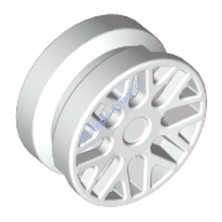 Деталь Лего Диск 11 Мм D х 6 Мм С 8 Y Спицами Цвет Белый