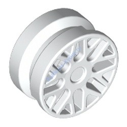 Деталь Лего Диск 11 Мм D х 6 Мм С 8 Y Спицами Цвет Белый