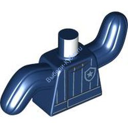 Деталь Лего Торс Минифигурки Цвет Темно-Синий