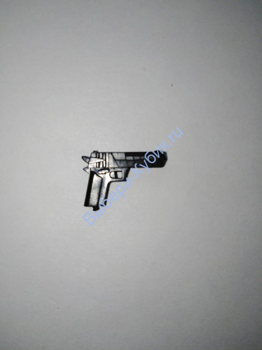 Деталь Аналог Совместимый С Лего Оружие Цвет Черный