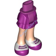 Деталь Лего Мини Долл Ноги С Рисунком Цвет Маджента