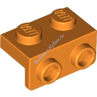 Деталь Лего Кронштейн 1 х 2 1 х 2 Цвет Оранжевый