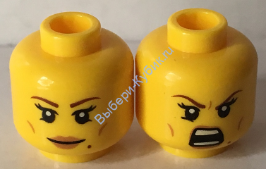 Деталь Лего Голова Минифигурки Цвет Желтый