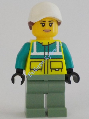 Минифигурка Лего Сити Водитель Скорой Помощи