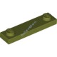 Деталь Лего Пластина 1 х 4 С 2 Штырьками Цвет Оливковый Зеленый