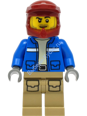 Минифигурка Лего Исследователь Спасатель Дикой Природы