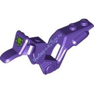 Деталь Лего Верхняя Часть Мотоцикла С Черепом Лайм Цвет Темно-Фиолетовый