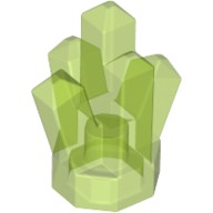 Деталь Лего Камень / Кристалл 1 х 1 5 Точек Цвет Прозрачно-Ярко-Зеленый
